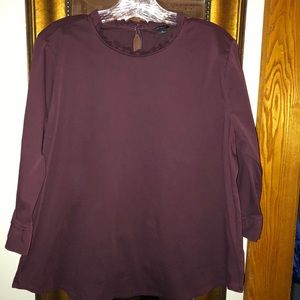 Burgundy Ann Taylor top